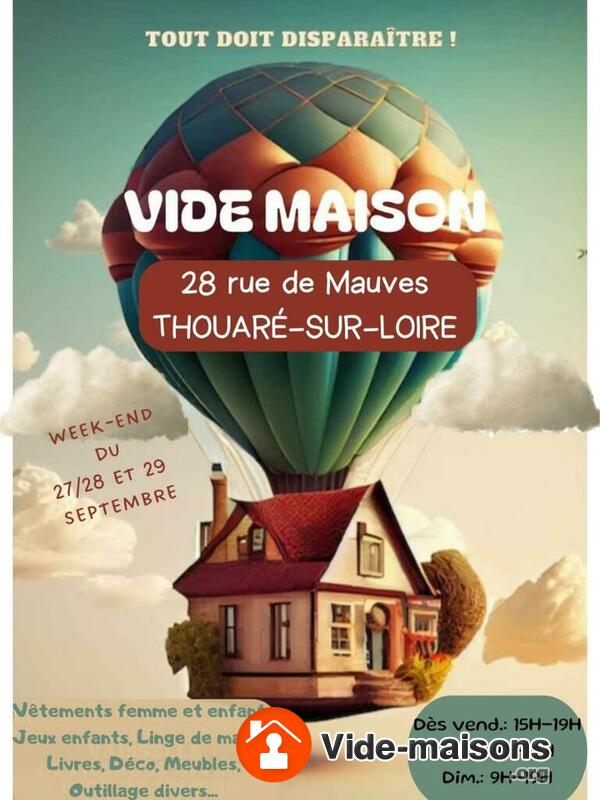 Vide maison Thouaré sur Loire