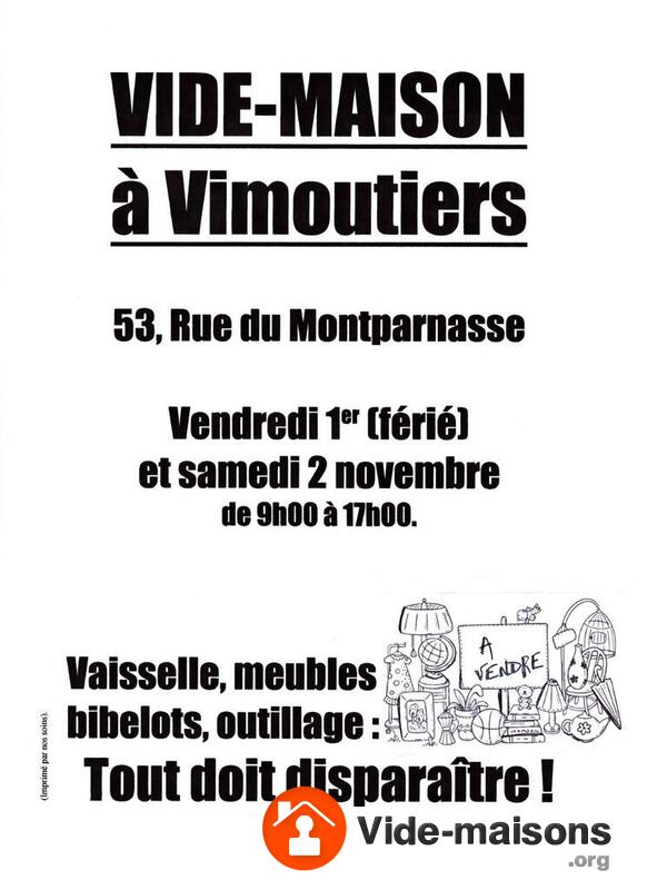 Vide maison, tout doit disparaître.