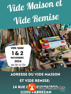 Photo du vide-maison Vide remise-Vide maison Fabrezan 11200