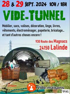 Photo du vide-maison Vide tunnel à lalinde